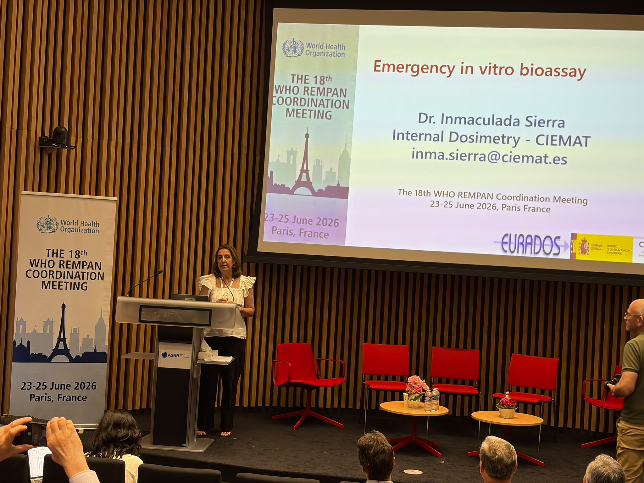 Dra. Inmaculada Sierra (CIEMAT) — Emergency in vitro bioassay, WHO REMPAN-18
